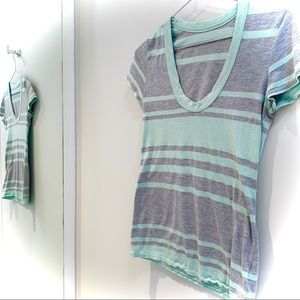 James Perse Size1 Cotton Jersey Tee